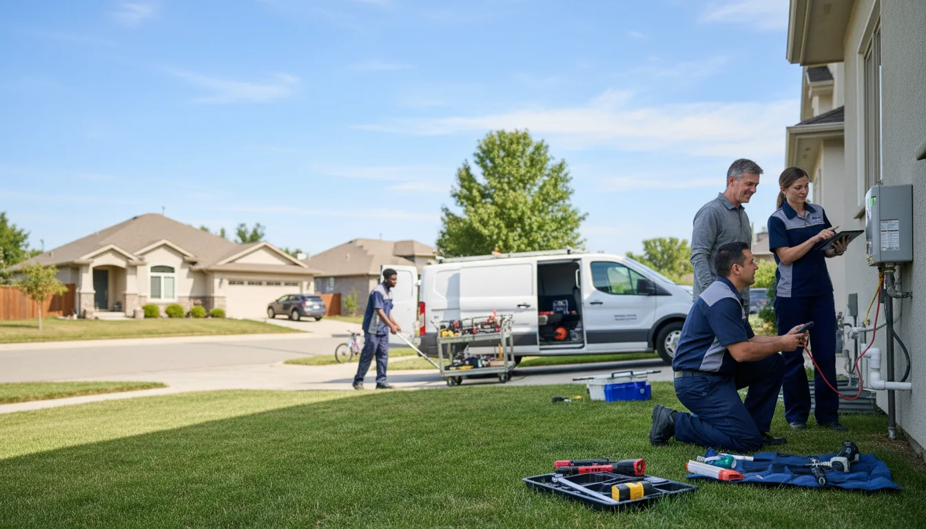 Tankless water heater service in Palmyra, IL
